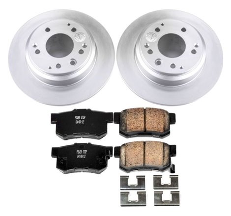 Power Stop 91-95 Acura Legend Rear Z17 Evolution Geomet Coated Brake Kit