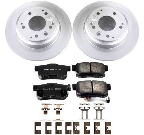 Power Stop 96-98 Acura RL Rear Z17 Evolution Geomet Coated Brake Kit