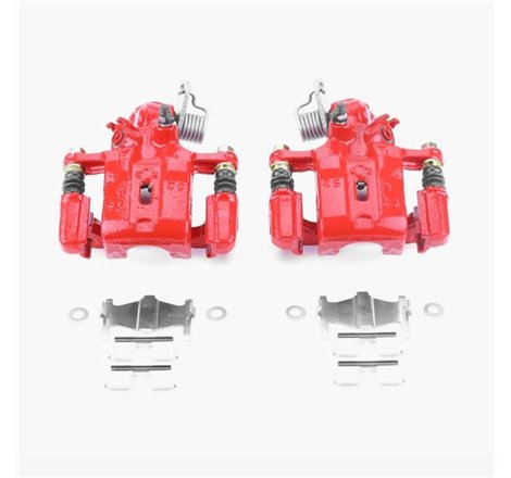 Power Stop 99-01 Infiniti G20 Rear Red Calipers w/Brackets - Pair