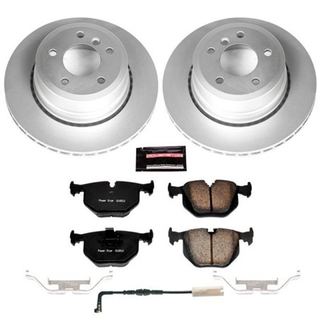 Power Stop 06-07 BMW 530xi Rear Z23 Evolution Sport Coated Brake Kit