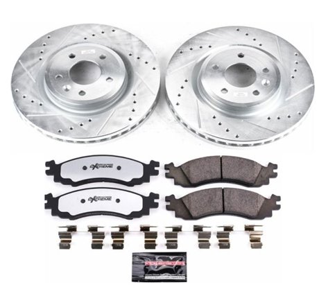 Power Stop 2010 Ford Taurus Front Z36 Truck & Tow Brake Kit