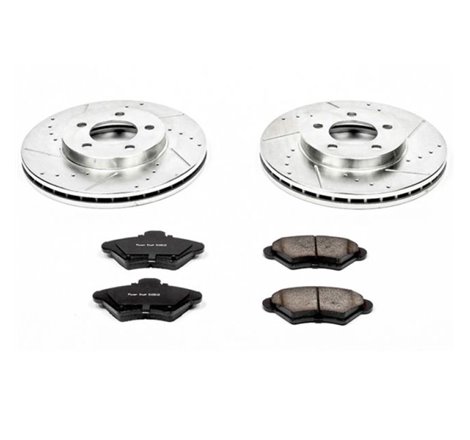 Power Stop 93-97 Ford Thunderbird Front Z23 Evolution Sport Brake Kit