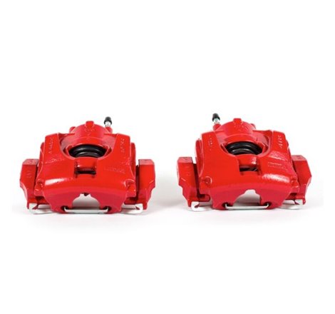 Power Stop 13-17 Ford Fusion Front Red Calipers w/Brackets - Pair