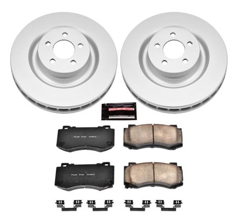 Power Stop 05-10 Chrysler 300 Front Z17 Evolution Geomet Coated Brake Kit