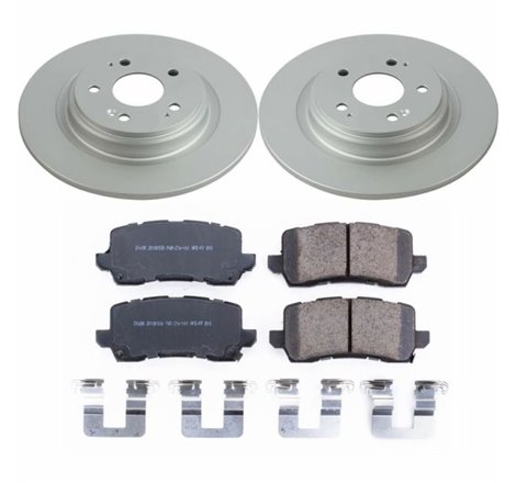 Power Stop 17-19 Acura MDX Rear Z17 Evolution Geomet Coated Brake Kit