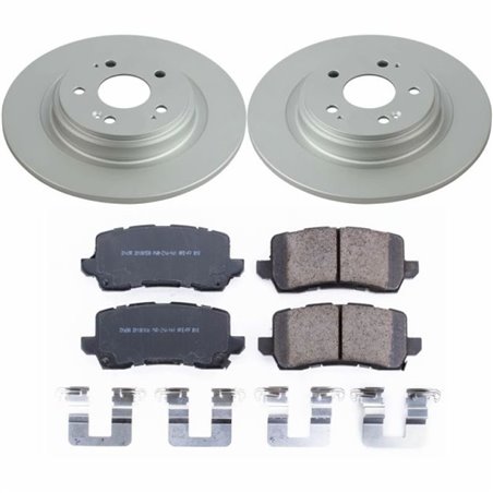 Power Stop 17-19 Acura MDX Rear Z17 Evolution Geomet Coated Brake Kit