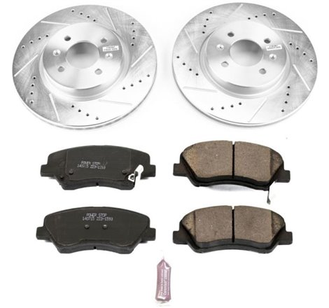 Power Stop 12-18 Kia Rio Front Z23 Evolution Sport Brake Kit