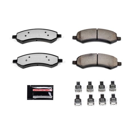 Power Stop 07-09 Chrysler Aspen Front Z36 Truck & Tow Brake Pads w/Hardware