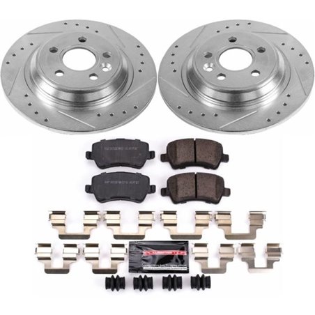 Power Stop 11-18 Volvo S60 Rear Z23 Evolution Sport Brake Kit