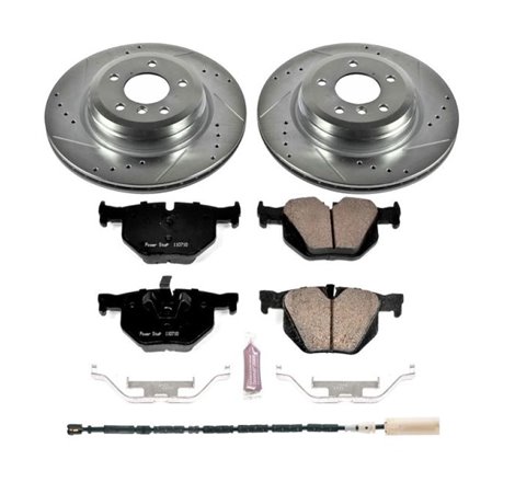 Power Stop 13-15 BMW X1 Rear Z23 Evolution Sport Brake Kit