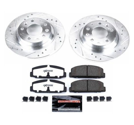 Power Stop 03-05 Mazda 6 Rear Z26 Street Warrior Brake Kit