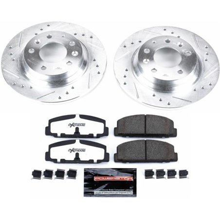 Power Stop 03-05 Mazda 6 Rear Z26 Street Warrior Brake Kit