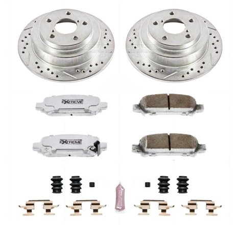 Power Stop 98-03 Subaru Forester Rear Z26 Street Warrior Brake Kit