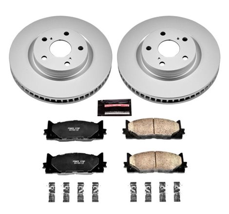 Power Stop 13-18 Lexus ES300h Front Z17 Evolution Geomet Coated Brake Kit