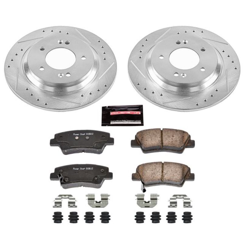 Power Stop 18-19 Hyundai Elantra GT Rear Z23 Evolution Sport Brake Kit