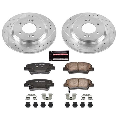 Power Stop 18-19 Hyundai Elantra GT Rear Z23 Evolution Sport Brake Kit