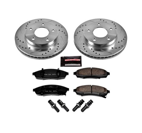 Power Stop 87-94 Oldsmobile Cutlass Cruiser Front Z23 Evolution Sport Brake Kit