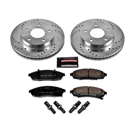 Power Stop 87-94 Oldsmobile Cutlass Cruiser Front Z23 Evolution Sport Brake Kit