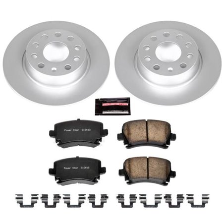 Power Stop 2013 Audi A3 Quattro Rear Z23 Evolution Sport Coated Brake Kit