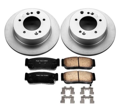 Power Stop 03-06 Kia Sorento Rear Z17 Evolution Geomet Coated Brake Kit