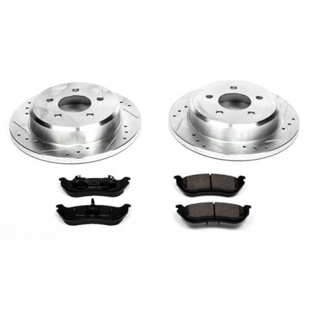 Power Stop 96-02 Ford Crown Victoria Rear Z23 Evolution Sport Brake Kit