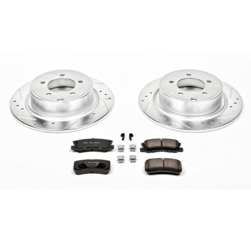 Power Stop 11-14 Chrysler 200 Rear Z23 Evolution Sport Brake Kit