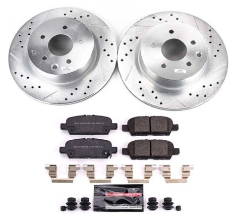 Power Stop 18-19 Nissan 370Z Rear Z23 Evolution Sport Brake Kit