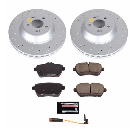 Power Stop 2018 Mercedes-Benz S450 Rear Z23 Evolution Sport Coated Brake Kit