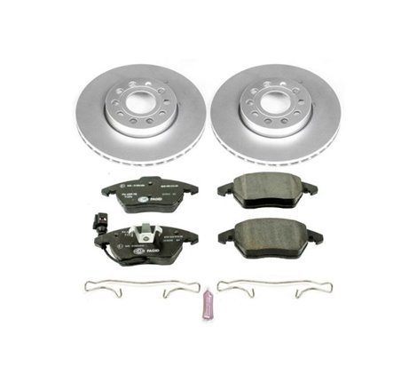 Power Stop 10-12 Audi A3 Front Euro-Stop Brake Kit