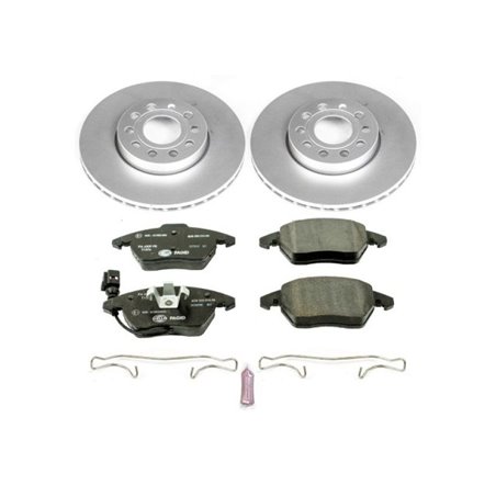 Power Stop 10-12 Audi A3 Front Euro-Stop Brake Kit