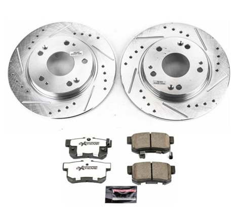 Power Stop 11-15 Honda CR-Z Rear Z26 Street Warrior Brake Kit