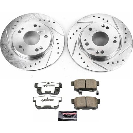 Power Stop 11-15 Honda CR-Z Rear Z26 Street Warrior Brake Kit