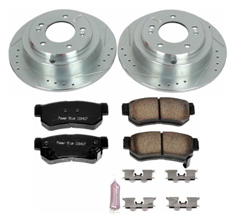 Power Stop 04-06 Kia Amanti Rear Z23 Evolution Sport Brake Kit