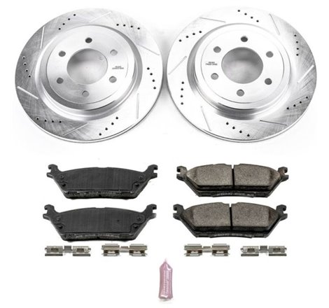 Power Stop 2018 Ford Expedition Rear Z23 Evolution Sport Brake Kit