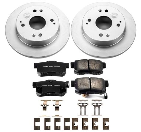 Power Stop 1997 Acura CL Rear Z17 Evolution Geomet Coated Brake Kit