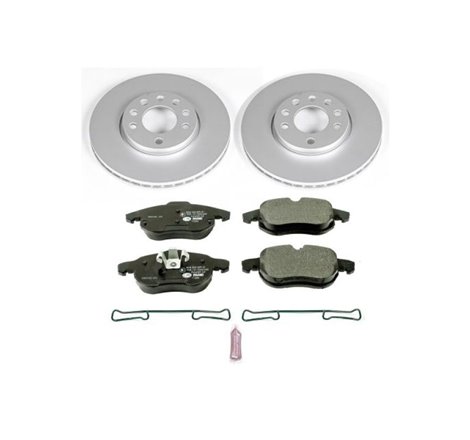 Power Stop 03-11 Saab 9-3 Front Euro-Stop Brake Kit