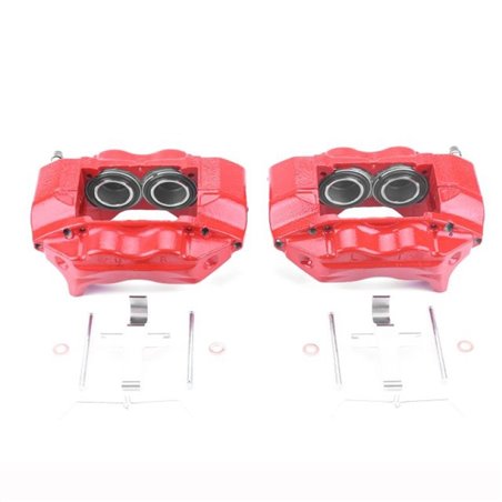 Power Stop 96-02 Toyota 4Runner Front Red Calipers w/o Brackets - Pair