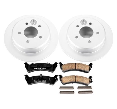 Power Stop 01-02 Ford Explorer Sport Rear Z17 Evolution Geomet Coated Brake Kit