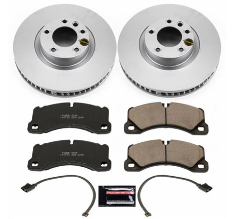 Power Stop 11-18 Porsche Cayenne Front Z23 Evolution Sport Coated Brake Kit