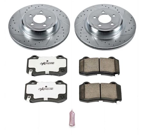 Power Stop 05-10 Chrysler 300 Rear Z26 Street Warrior Brake Kit