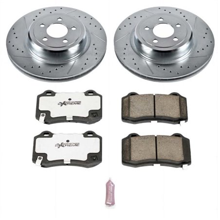 Power Stop 05-10 Chrysler 300 Rear Z26 Street Warrior Brake Kit