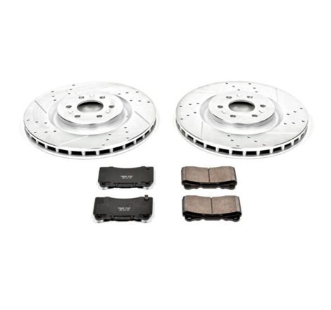 Power Stop 04-07 Cadillac CTS Front Z23 Evolution Sport Brake Kit