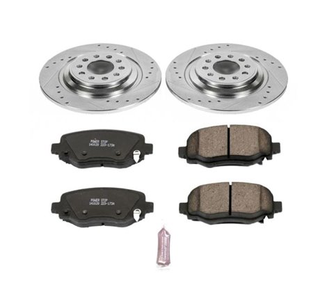 Power Stop 14-19 Jeep Cherokee Rear Z23 Evolution Sport Brake Kit