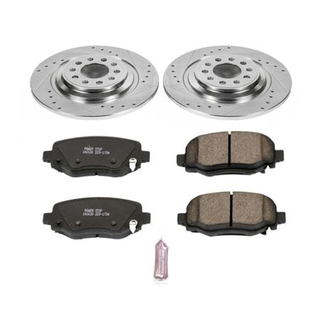 Power Stop 14-19 Jeep Cherokee Rear Z23 Evolution Sport Brake Kit