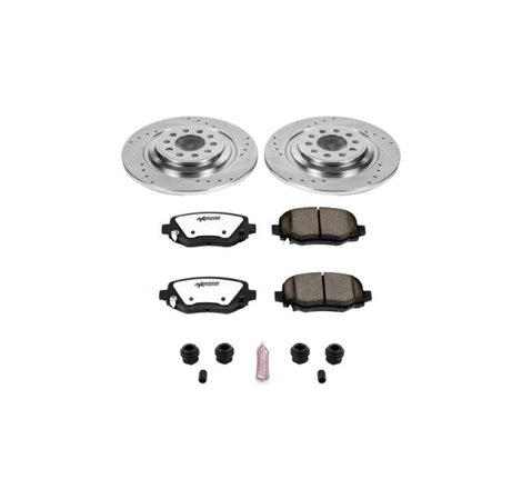 Power Stop 14-19 Jeep Cherokee Rear Z36 Truck & Tow Brake Kit