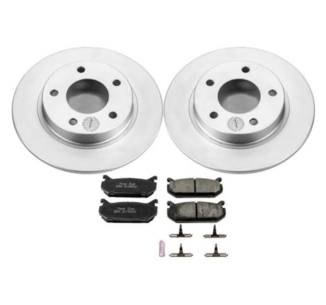 Power Stop 93-97 Ford Probe Rear Z17 Evolution Geomet Coated Brake Kit