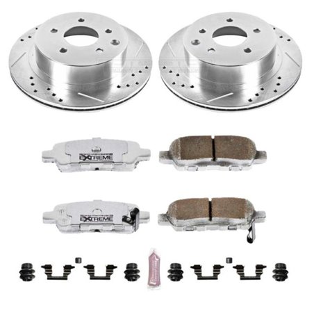 Power Stop 03-05 Infiniti G35 Rear Z26 Street Warrior Brake Kit