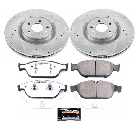 Power Stop 12-16 Audi A6 Quattro Front Z26 Street Warrior Brake Kit