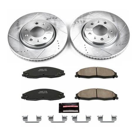 Power Stop 03-05 Cadillac CTS Front Z23 Evolution Sport Brake Kit