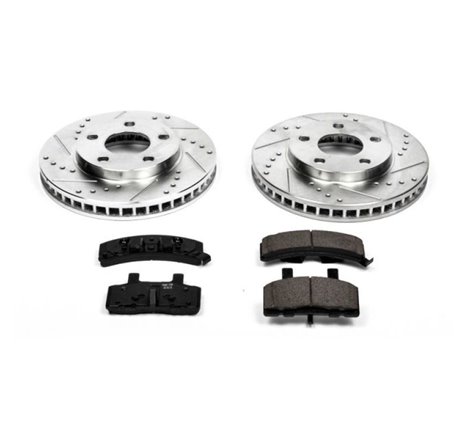 Power Stop 91-93 Cadillac Commercial Chassis Front Z23 Evolution Sport Brake Kit